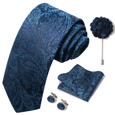 Combo Corbata, Traje y Pañuelo de Bolsillo para Hombre - Juego 8 - Image 116
