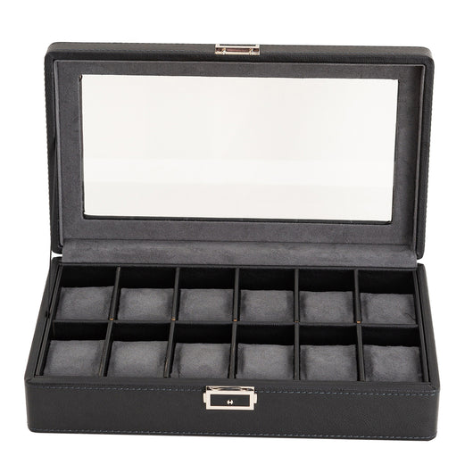 Caja de Almacenamiento para Relojes de Lujo con Patrón de Lichi - 3, 6 o 12 Compartimentos - Image 23