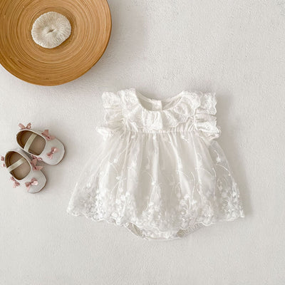 Jumpsuit Elegante con Mangas Volantes y Encaje Transparente - Image 11