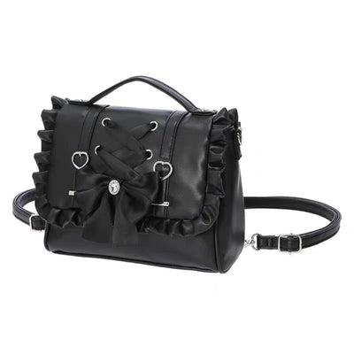 Bolsa Lolita con Moño Love - Mochila Convertible de Mano, Hombro y Bandolera - Image 15