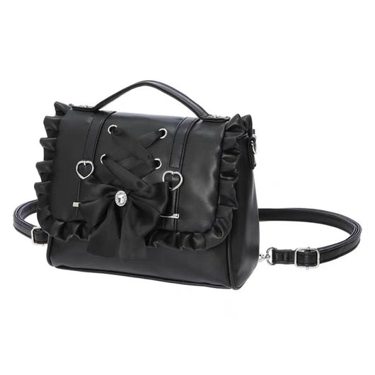 Bolsa Lolita con Moño Love - Mochila Convertible de Mano, Hombro y Bandolera - Image 15