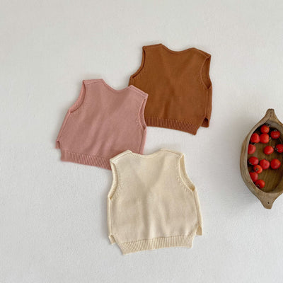 Chaleco Cardigan Tejido para Niños con Borlas - Image 20