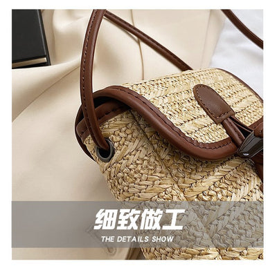 Bolso Crossbody de Paja Casual para Mujer - Image 19