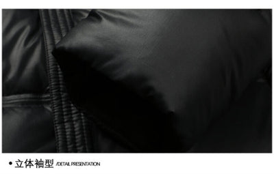 Abrigo Acolchado para Hombre Invierno - Chaqueta Térmica con Cuello Alto - Image 12