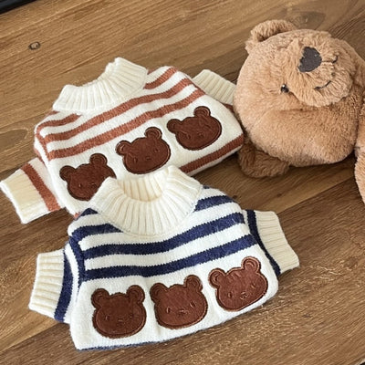 Suéter Tejido Cálido para Mascotas Estilo Coreano Otoño Invierno - Image 11