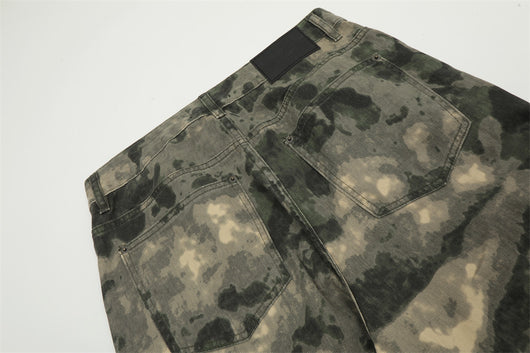 Pantalones de Trabajo Camuflaje Tie-dye Multi-bolsillos para Montaña - Image 24
