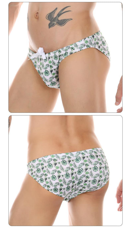 Bañador Estampado Tropical con Diseño de Hojas de Coco y Arce - Pantalón de Playa Multicolor Trendy - Image 29