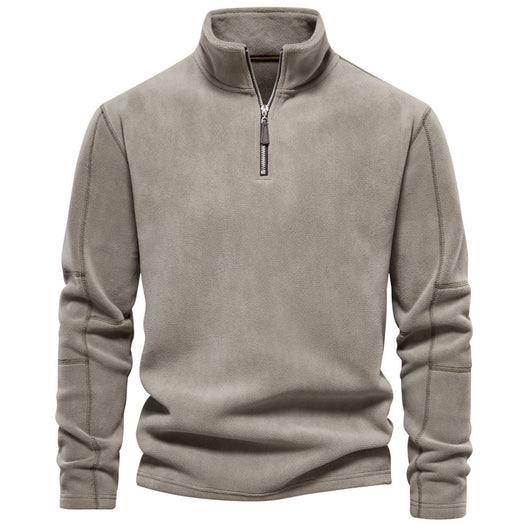 Sudadera Deportiva para Hombre con Cuello Alto y Cierre de Medio Zip - Image 14