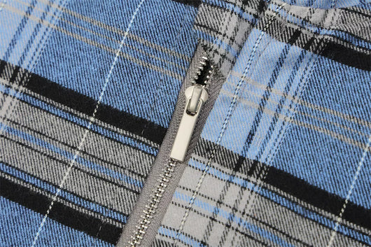 Chaqueta Camisa a Cuadros con Capucha - Image 16