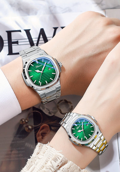 Reloj de Pareja Chenxi Acero Inoxidable Luminoso Resistente al Agua - Image 39