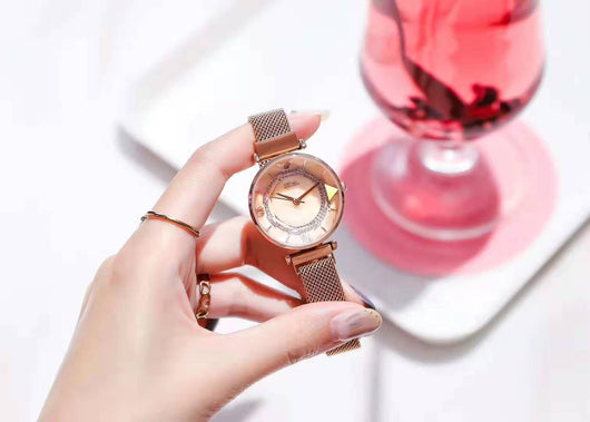 Reloj Mujer Magnético Resistente al Agua con Correa de Malla - Image 16