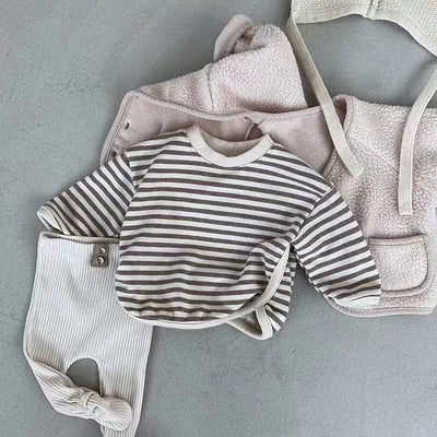 Sudadera Holgada a Rayas para Niña - Comodidad Casual - Image 9