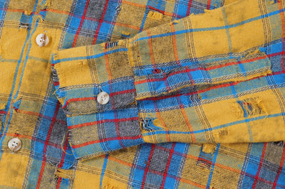 Camisa Vintage con Detalles Perforados - Estilo Personalidad - Image 21