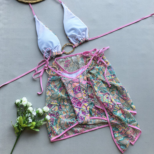 Bikini Dividido Estilo Europeo y Americano para Mujer - Image 17