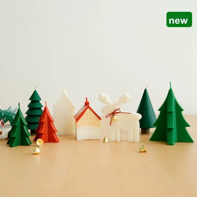 Molde de Vela Plástico Casa Navideña con Reno y Sistema de Fijación - Image 14