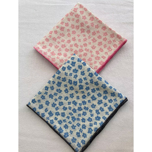 Pañuelo Artístico de Algodón y Lino - Estilo Coreano para Mujer - Image 15