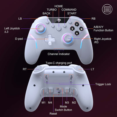 Controlador Inalámbrico Steam Elite para Gaming - Image 34