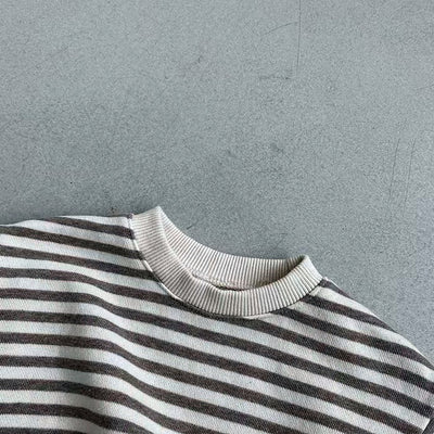 Sudadera Holgada a Rayas para Niña - Comodidad Casual - Image 13