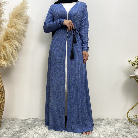 Cardigan Tejido Largo para Mujer - Abrigo Suéter Versátil - Image 23