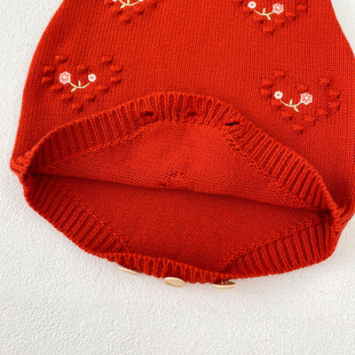 Gorro Ha Yi para Bebé Niña Rojo con Bordado de Amor - Image 46