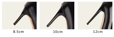 Botas Stiletto Sobre la Rodilla con Cierre y Tacón Alto Elástico - Image 12