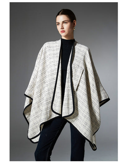 Par de Chales Beige con Hebilla para Otoño e Invierno - Image 14