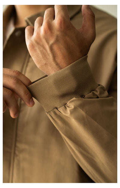 Camisa Antiarrugas Impermeable para Hombre - Colores Lisos, Sin Planchado - Image 22