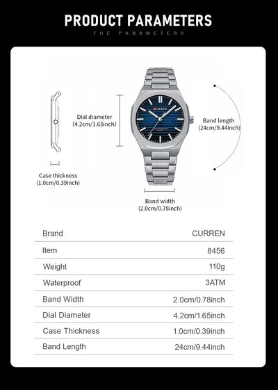 Reloj de Acero Inoxidable para Hombre - Image 31