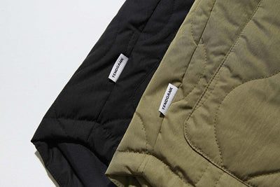 Chaqueta de Algodón Lavado con Calcetines Sueltos Estilo Japonés Minimalista - Image 42