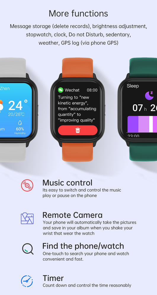 Reloj Inteligente Deportivo 1.83" con Monitor Cardíaco, Sueño y Bluetooth IP68 - Image 13
