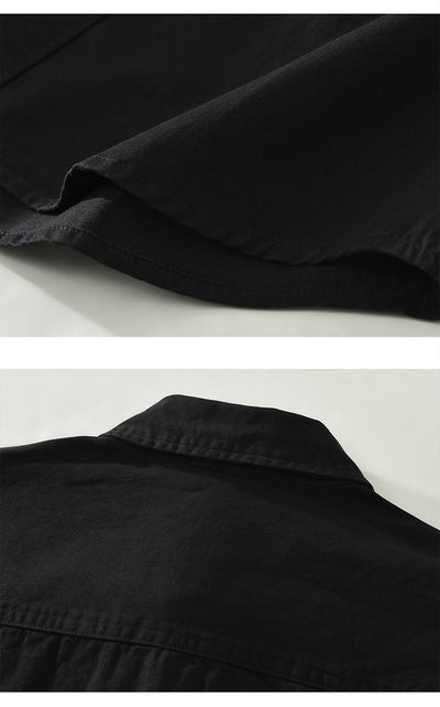 Camisa Cargo Casual con Contraste de Colores para Hombre - Image 11