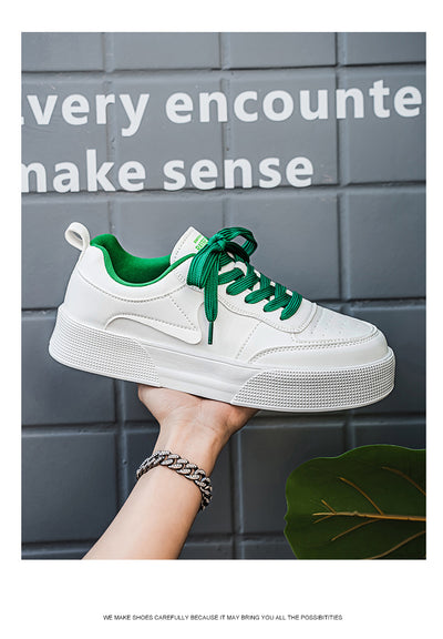 Tenis Blancos Casuales Versátiles para Hombre - Image 10