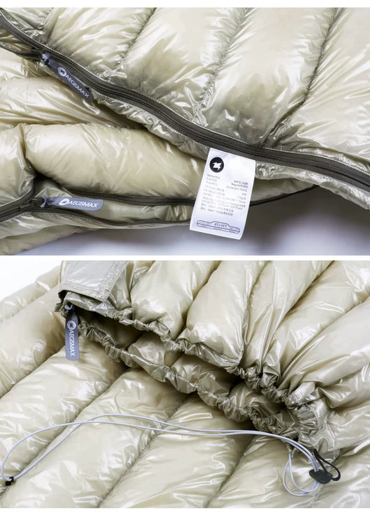 Bolsa de Dormir Ultraligera Modular Relleno de Plumón para Camping Portátil - Image 23
