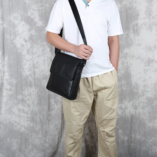 Mochila Ejecutiva de Cuero Genuino con Bolsa Crossbody Vertical de Alta Capacidad - Image 24