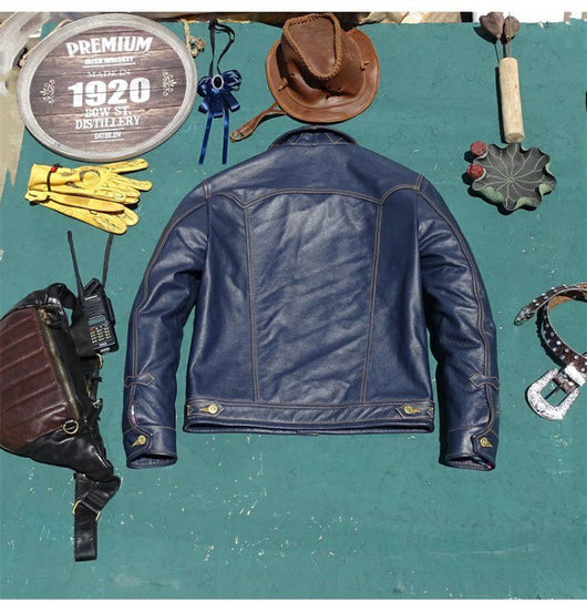 Chaqueta de Cuero Genuino Estilo Motociclista Premium - Image 8