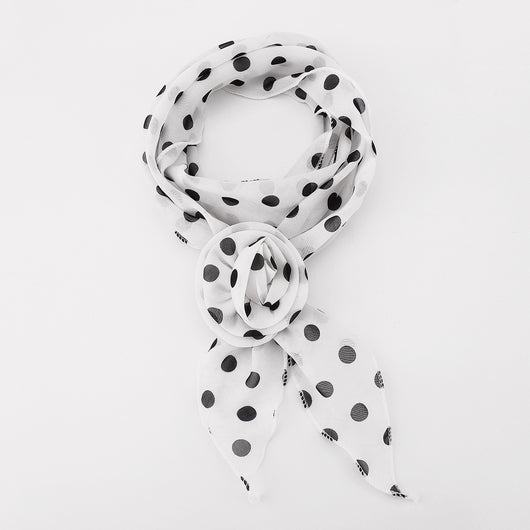 Pañuelo de Seda Estampado Leopardo y Lunares - Diseño Premium Rosa - Image 12