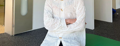 Camisa Hombre Terciopelo Jacquard con Botones de Asta de Vaca - Image 29