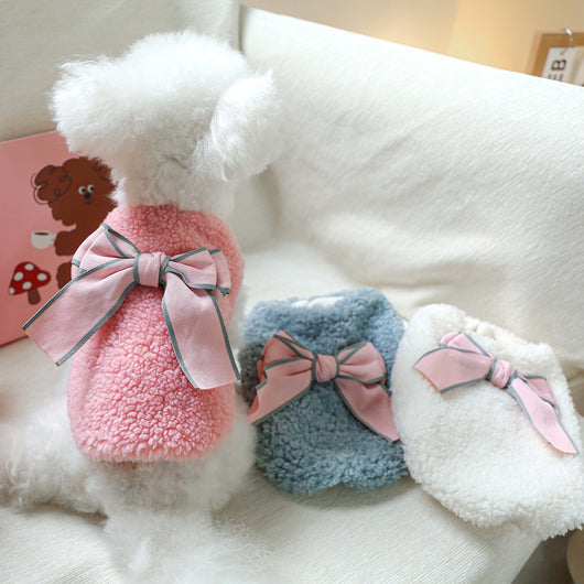 Chaleco Mascotas con Moño - Poliéster Confort - Image 35