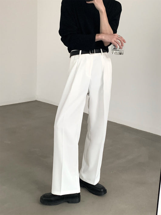 Pantalones Anchos Efecto Drapeado Estilo Urbano Relajado - Image 14