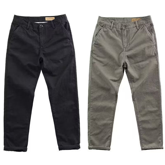 Pantalones Casuales Slim Elásticos de Alta Densidad para Hombre - Image 11