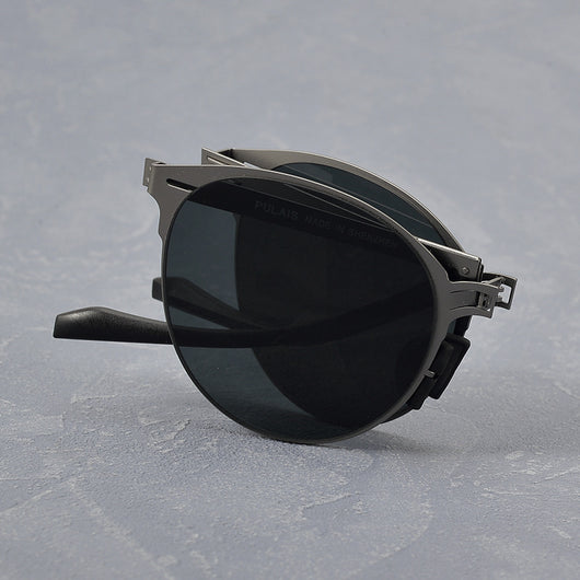 Gafas de Sol Vintage Plegables para Hombre en Acero Inoxidable - Image 25