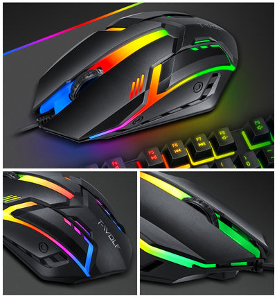 Kit Gamer Teclado y Ratón Luminoso con Luces LED - Image 28