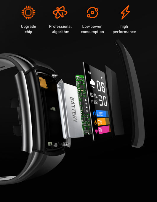 Pulsera Inteligente CT6 con Pantalla a Color y Sensor de Movimiento - Image 13