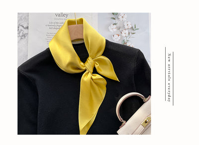 Pañuelo de Seda Elegante Retro para Primavera y Otoño - Image 45