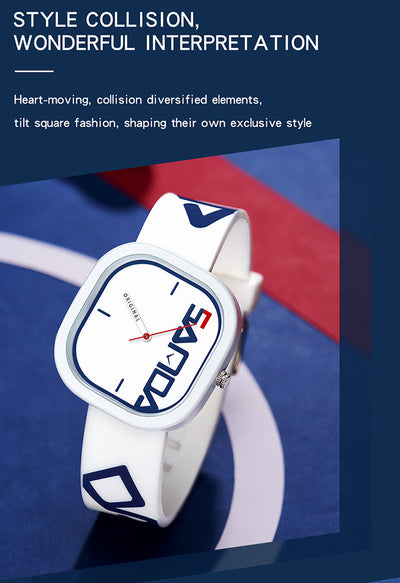 Reloj de Moda Cuadrado en Silicona Resistente al Agua - Image 26