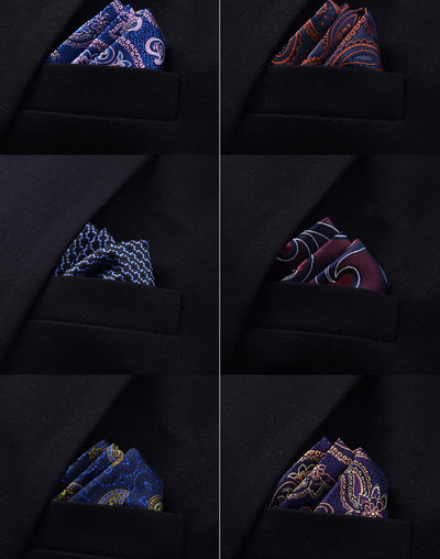 Pañuelo de Bolsillo Estampado para Hombre - Accesorios Formales y Casual Business - Image 58