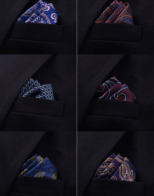 Pañuelo de Bolsillo Estampado para Hombre - Accesorios Formales y Casual Business - Image 58
