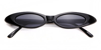 Clear frame cat eye sunglasses with bright yellow lenses, suitable for fashion wear and sun protection. - Image 33