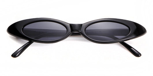 Clear frame cat eye sunglasses with bright yellow lenses, suitable for fashion wear and sun protection. - Image 33