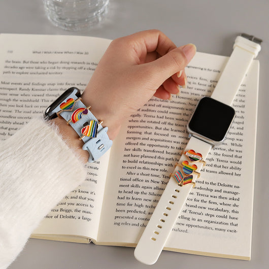 Reloj de Pared Metal Arcoíris con Amor y Diseño Infantil - Image 25